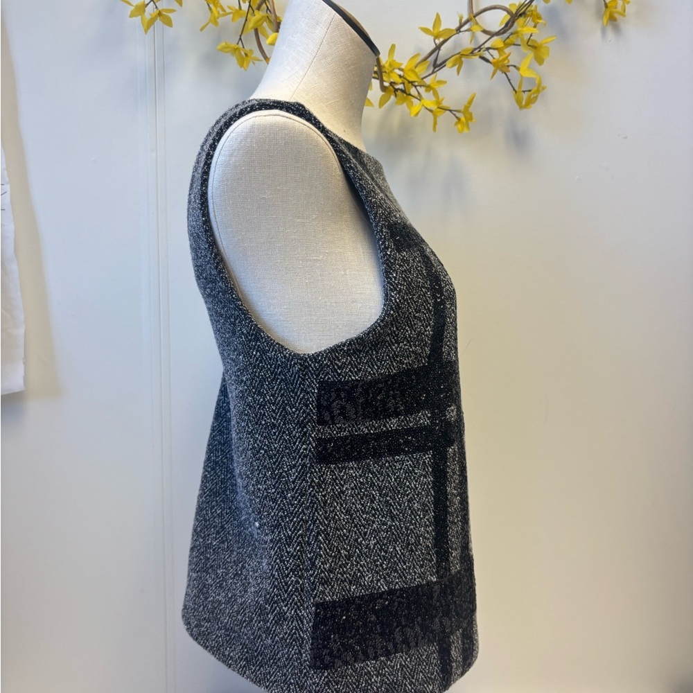 Elegant Gray and Black Women's Top SKU 6013 - Picture 3 of 8